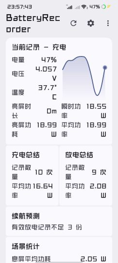 BatteryRecorder硬核电池监测统计亮屏功耗-优选资源共享