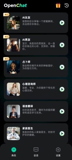 OpenChatAI女友全能AI对话助手-个人优选资源共享