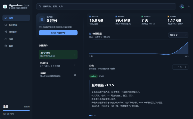 【PC】Hyperdown⬇️网盘不限速下载-个人优选资源共享